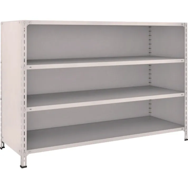 【CAINZ-DASH】トラスコ中山 スチールラック 軽量棚背板・側板付 W1800XD600X1200 4段 46W-24【別送品】