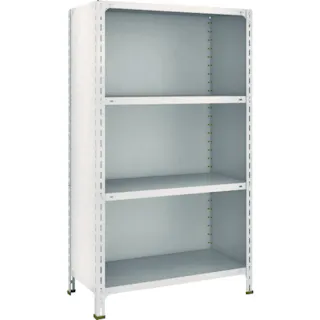 【CAINZ-DASH】トラスコ中山 スチールラック 軽量棚背板・側板付 W875XD450XH1500 4段 53X-24【別送品】