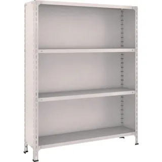 【CAINZ-DASH】トラスコ中山 スチールラック 軽量棚背板・側板付 W1200XD300X1500 4段 54V-24【別送品】