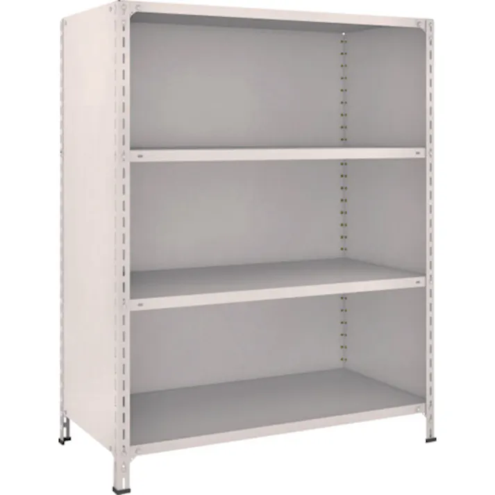 【CAINZ-DASH】トラスコ中山 スチールラック 軽量棚背板・側板付 W1200XD600X1500 4段 54W-24【別送品】