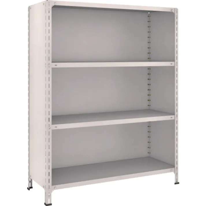 【CAINZ-DASH】トラスコ中山 スチールラック 軽量棚背板・側板付 W1200XD450X1500 4段 54X-24【別送品】