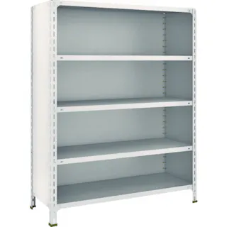 【CAINZ-DASH】トラスコ中山 スチールラック 軽量棚背板・側板付 W1200XD450X1500 5段 54X-25【別送品】