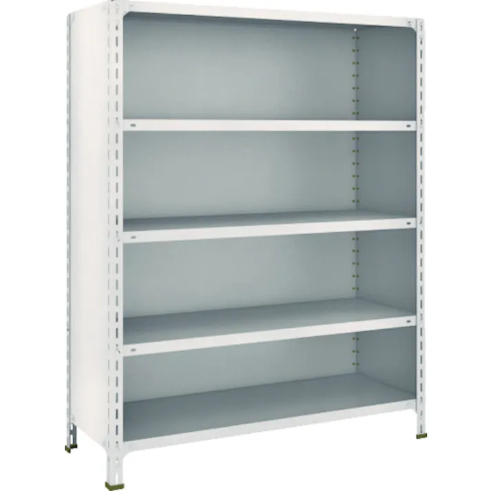 【CAINZ-DASH】トラスコ中山 スチールラック 軽量棚背板・側板付 W1200XD450X1500 5段 54X-25【別送品】