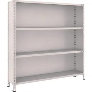 【CAINZ-DASH】トラスコ中山 スチールラック 軽量棚背板・側板付 W1500XD300X1500 4段 55V-24【別送品】