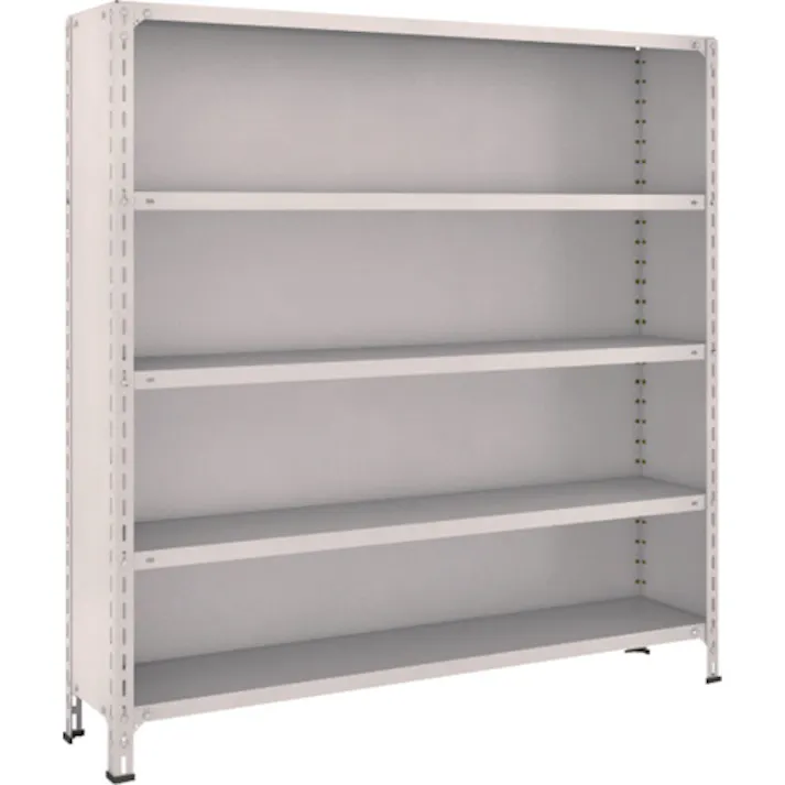 【CAINZ-DASH】トラスコ中山 スチールラック 軽量棚背板・側板付 W1500XD300X1500 5段 55V-25【別送品】