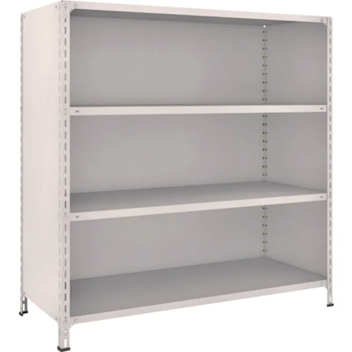 【CAINZ-DASH】トラスコ中山 スチールラック 軽量棚背板・側板付 W1500XD600X1500 4段 55W-24【別送品】