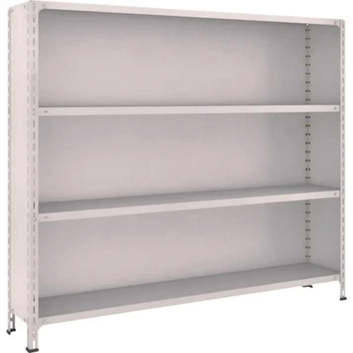 【CAINZ-DASH】トラスコ中山 スチールラック 軽量棚背板・側板付 W1800XD300X1500 4段 56V-24【別送品】