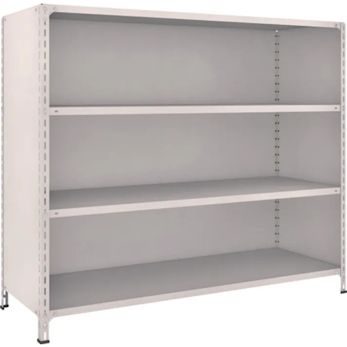 【CAINZ-DASH】トラスコ中山 スチールラック 軽量棚背板・側板付 W1800XD600X1500 4段 56W-24【別送品】