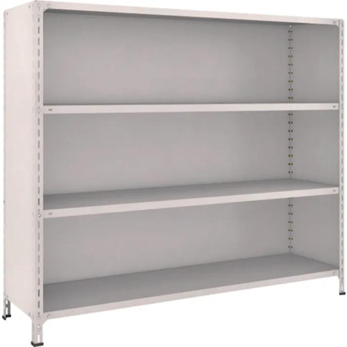 【CAINZ-DASH】トラスコ中山 スチールラック 軽量棚背板・側板付 W1800XD450X1500 4段 56X-24【別送品】