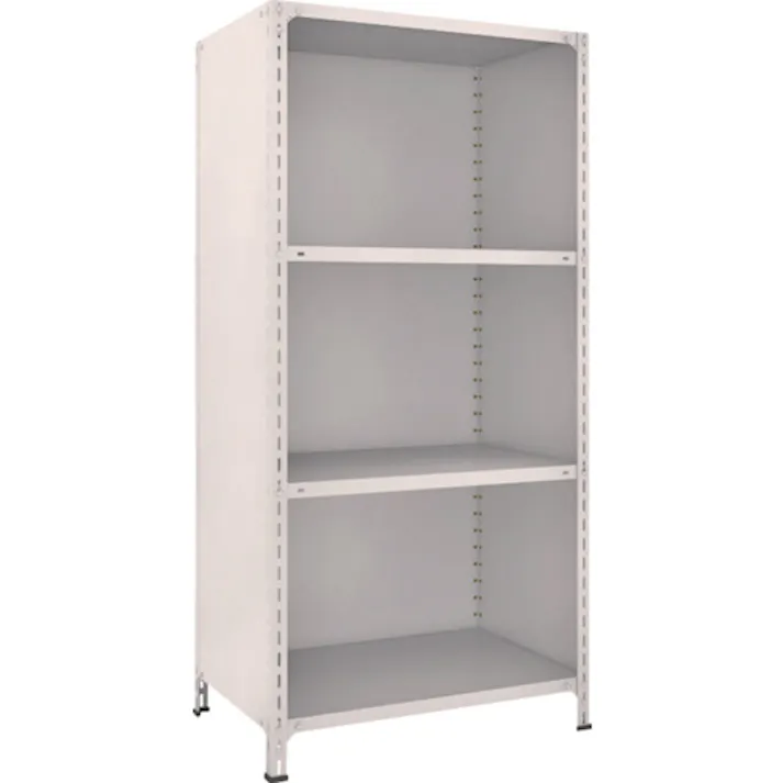 【CAINZ-DASH】トラスコ中山 スチールラック 軽量棚背板・側板付 W875XD600XH1800 4段 63W-24【別送品】