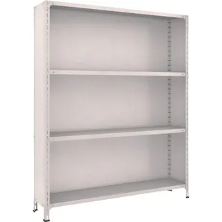 【CAINZ-DASH】トラスコ中山 スチールラック 軽量棚背板・側板付 W1500XD300X1800 4段 65V-24【別送品】