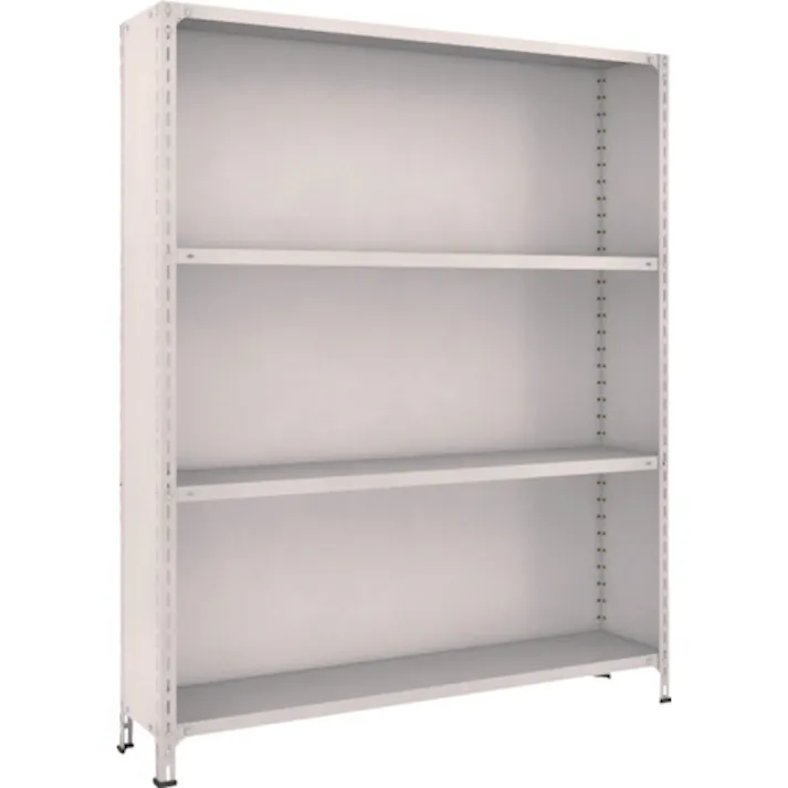 【CAINZ-DASH】トラスコ中山 スチールラック 軽量棚背板・側板付 W1500XD300X1800 4段 65V-24【別送品】