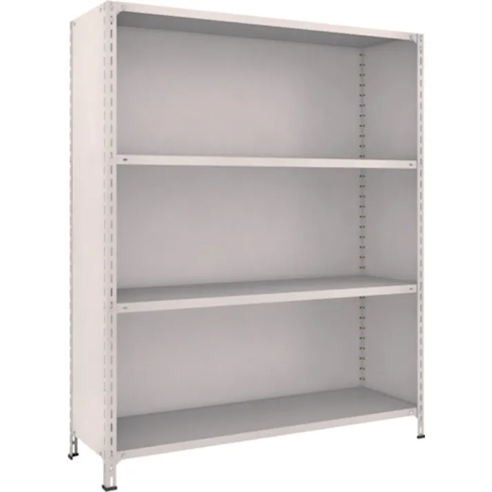 【CAINZ-DASH】トラスコ中山 スチールラック 軽量棚背板・側板付 W1500X450XH1800 4段 65X-24【別送品】