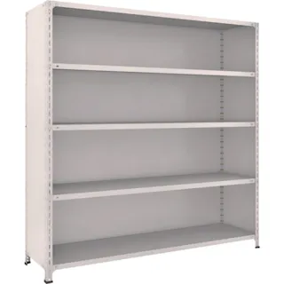 【CAINZ-DASH】トラスコ中山 スチールラック 軽量棚背板・側板付 W1800XD450X1800 5段 66X-25【別送品】