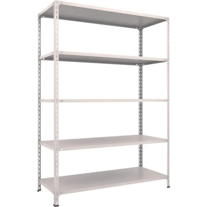 【CAINZ-DASH】トラスコ中山 スチールラック 軽量棚開放型 W1500XD600XH2100 5段 75W-15【別送品】