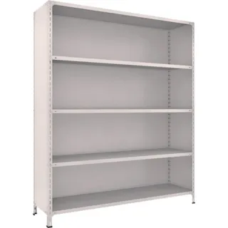 【CAINZ-DASH】トラスコ中山 スチールラック 軽量棚背板・側板付 W1800XD450X2100 5段 76X-25【別送品】