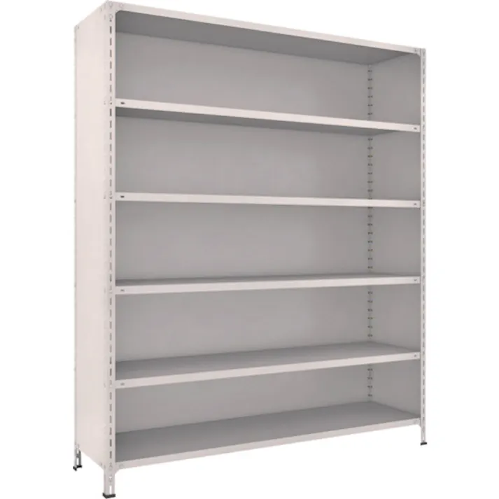 【CAINZ-DASH】トラスコ中山 スチールラック 軽量棚背板・側板付 W1800XD450X2100 6段 76X-26【別送品】