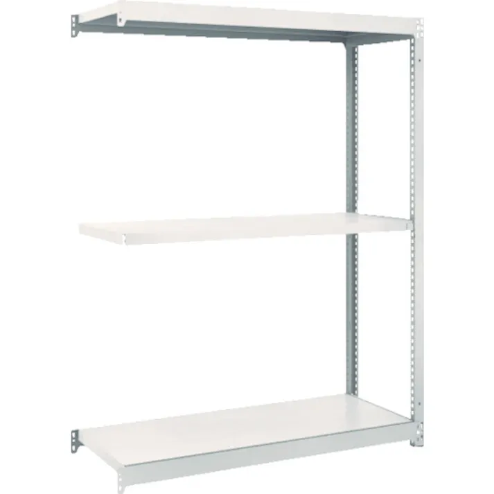 【CAINZ-DASH】トラスコ中山 スチールラック M1.5型軽中量棚 860X445XH1200 3段連結 M1.5-4343B【別送品】