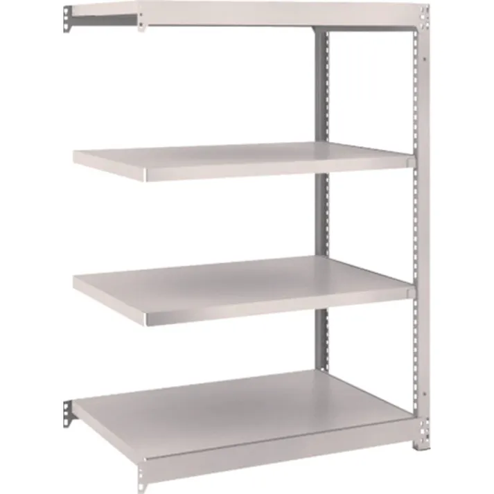 【CAINZ-DASH】トラスコ中山 スチールラック M1.5型軽中量棚 860×595×H1200 4段連結 M1.5-4364B【別送品】