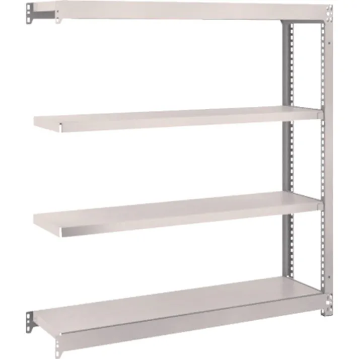 【CAINZ-DASH】トラスコ中山 スチールラック M1.5型軽中量棚 1160×295×H1200 4段連結 M1.5-4434B【別送品】