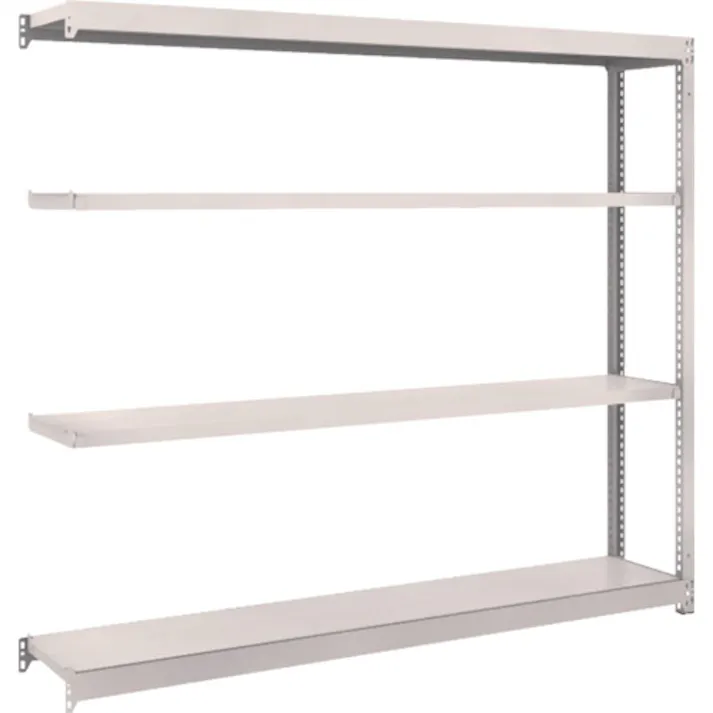 【CAINZ-DASH】トラスコ中山 スチールラック M1.5型軽中量棚 1760×295×H1500 4段連結 M1.5-5634B【別送品】