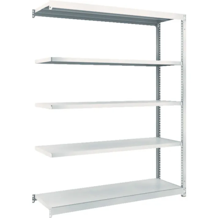 【CAINZ-DASH】トラスコ中山 スチールラック M1.5型軽中量棚 1460×445×H1800 5段連結 M1.5-6545B【別送品】