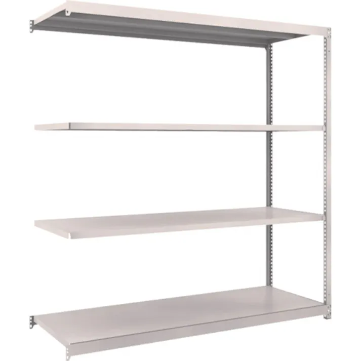 【CAINZ-DASH】トラスコ中山 スチールラック M1.5型軽中量棚 1760×595×H1800 4段連結 M1.5-6664B【別送品】