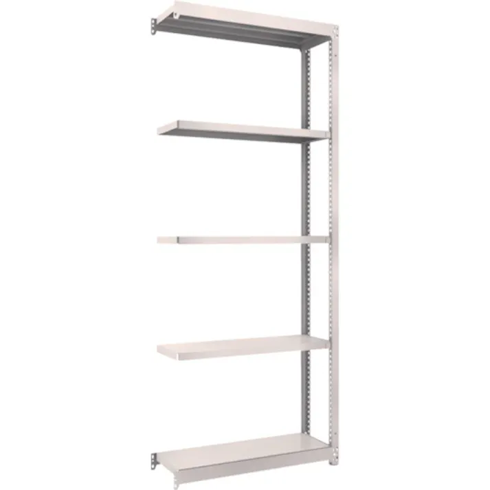 【CAINZ-DASH】トラスコ中山 スチールラック M1.5型軽中量棚 860X295XH2100 5段連結 M1.5-7335B【別送品】