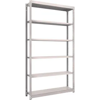 【CAINZ-DASH】トラスコ中山 スチールラック M1.5型軽中量棚 1160×295×H2100 6段単体 M1.5-7436【別送品】