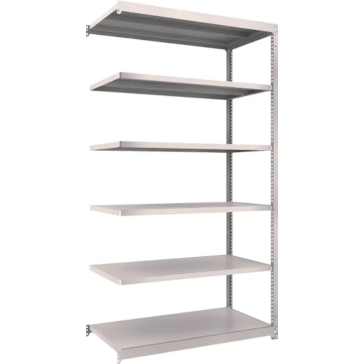 【CAINZ-DASH】トラスコ中山 スチールラック M1.5型軽中量棚 1160×595×H2100 6段連結 M1.5-7466B【別送品】