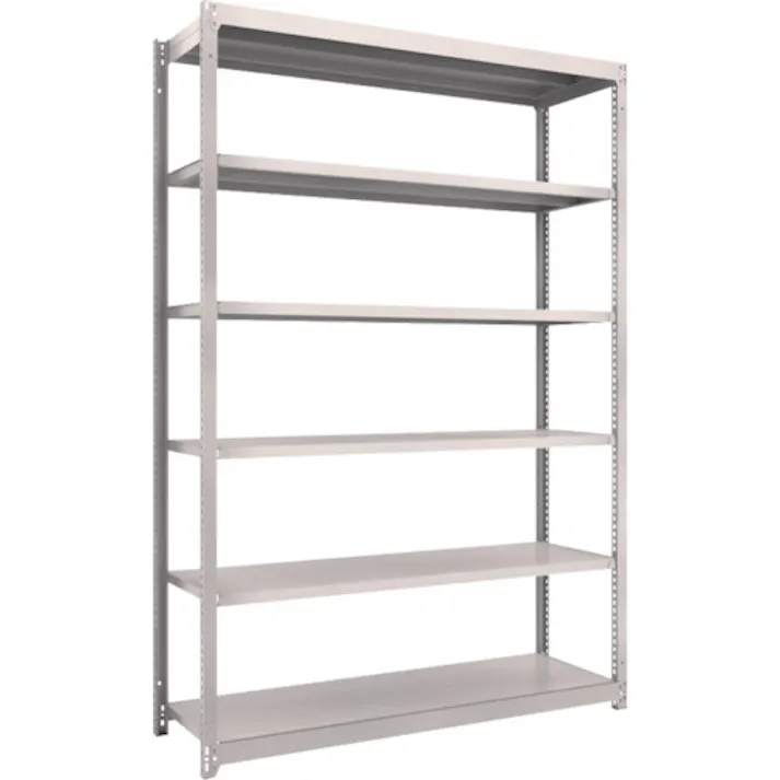 【CAINZ-DASH】トラスコ中山 スチールラック M1.5型軽中量棚 1460×445×H2100 6段単体 M1.5-7546【別送品】