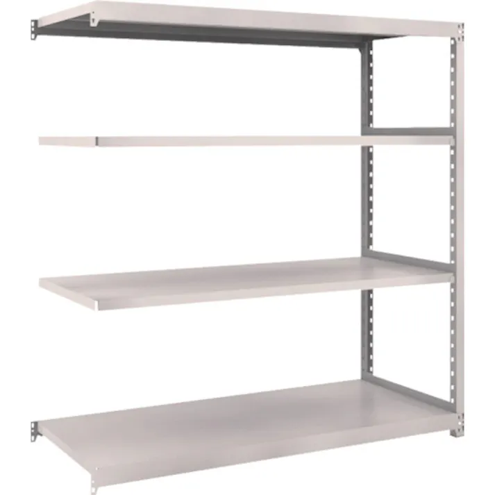 【CAINZ-DASH】トラスコ中山 スチールラック M2型軽中量棚 1460×600×H1500 4段 連結 M2-5564B【別送品】