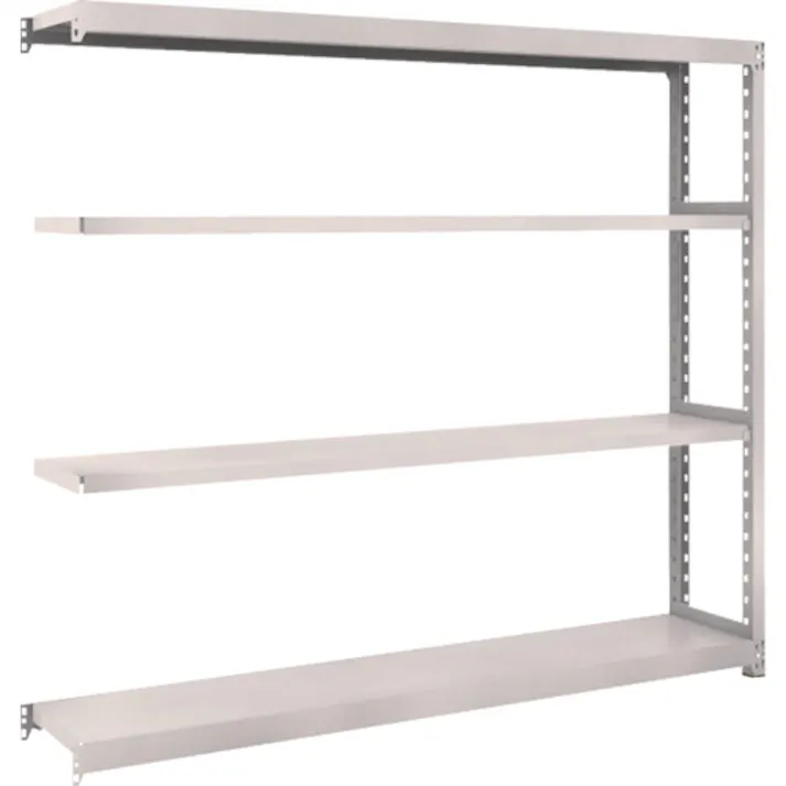 【CAINZ-DASH】トラスコ中山 スチールラック M2型軽中量棚 1760×300×H1500 4段 連結 M2-5634B【別送品】