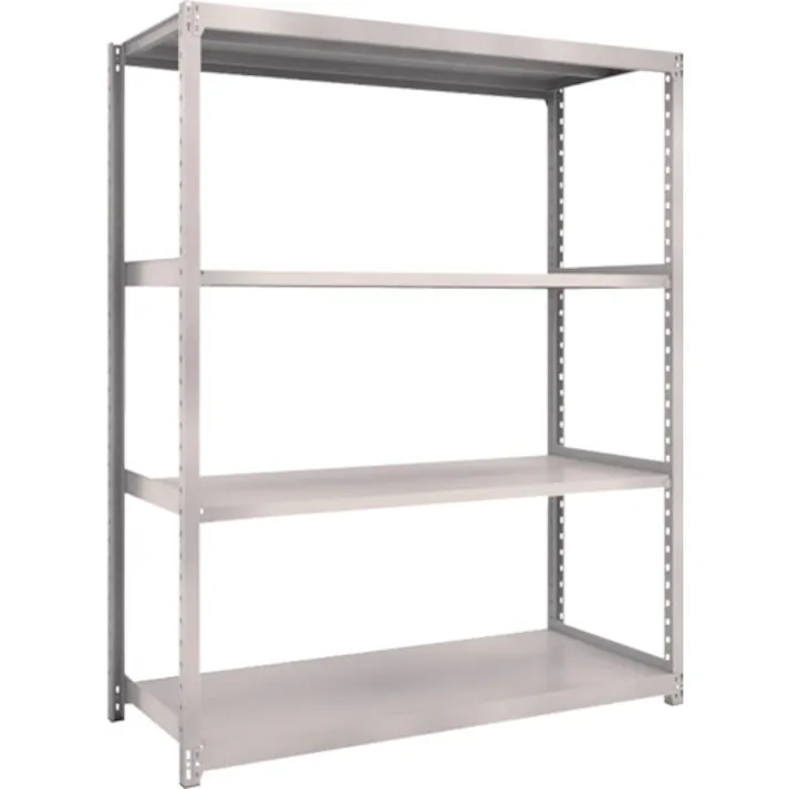 【CAINZ-DASH】トラスコ中山 スチールラック M2型軽中量棚 1460×600×H1800 4段 単体 M2-6564【別送品】