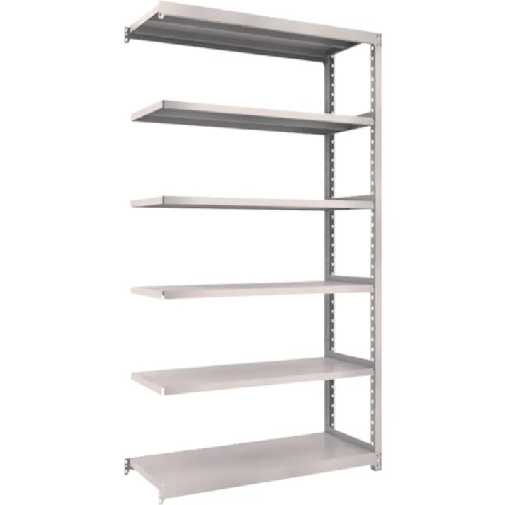 【CAINZ-DASH】トラスコ中山 スチールラック M2型軽中量棚 1160×450×H2100 6段 連結 M2-7446B【別送品】