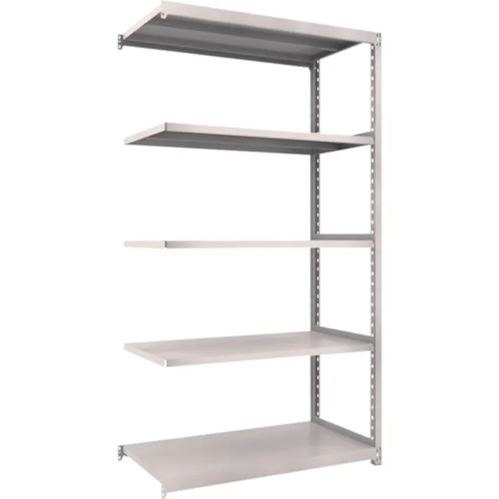 【CAINZ-DASH】トラスコ中山 スチールラック M2型軽中量棚 1160X600XH2100 5段 連結 M2-7465B【別送品】