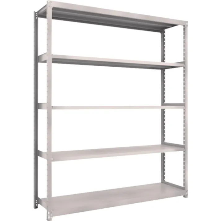 【CAINZ-DASH】トラスコ中山 スチールラック M2型軽中量棚 1760X450XH2100 5段 単体 M2-7645【別送品】