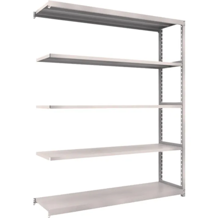 【CAINZ-DASH】トラスコ中山 スチールラック M2型軽中量棚 1760X450XH2100 5段 連結 M2-7645B【別送品】