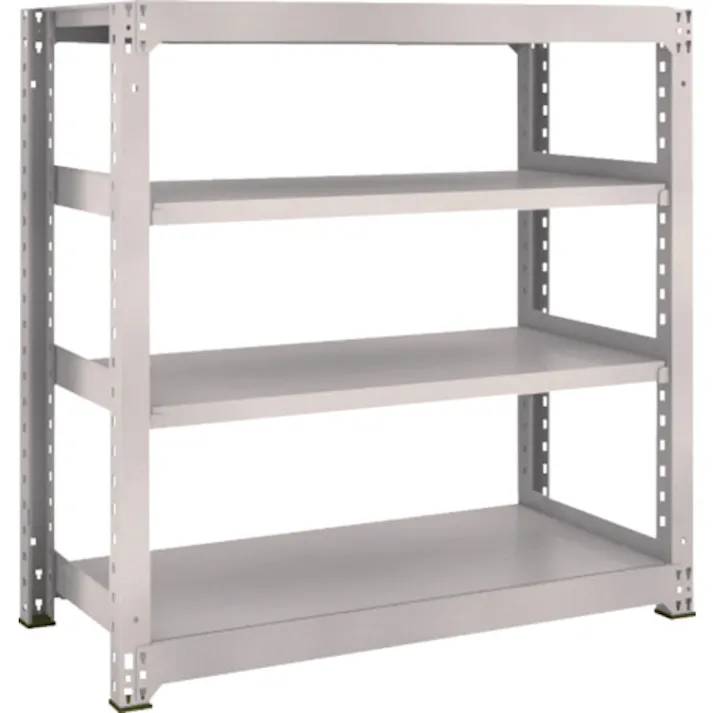 【CAINZ-DASH】トラスコ中山 スチールラック M3型中量棚 1200×571×H1200 4段 単体 M3-4464【別送品】