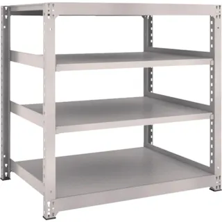 【CAINZ-DASH】トラスコ中山 スチールラック M3型中量棚 1200×921×H1200 4段 単体 M3-4494【別送品】