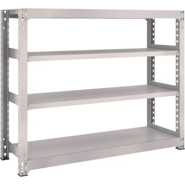 【CAINZ-DASH】トラスコ中山 スチールラック M3型中量棚 1500×471×H1200 4段 単体 M3-4554【別送品】