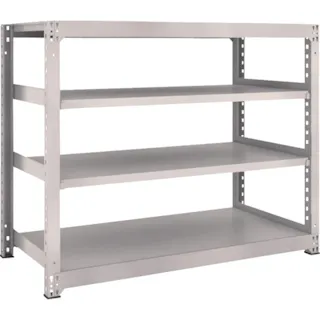 【CAINZ-DASH】トラスコ中山 スチールラック M3型中量棚 1500×721×H1200 4段 単体 M3-4574【別送品】