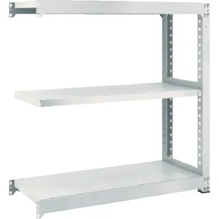 【CAINZ-DASH】トラスコ中山 スチールラック M3型中量棚 1800X471XH1200 3段 連結 M3-4653B【別送品】