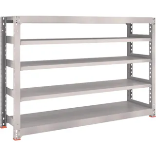 【CAINZ-DASH】トラスコ中山 スチールラック M3型中量棚 1800×471×H1200 5段 単体 M3-4655【別送品】