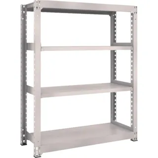 【CAINZ-DASH】トラスコ中山 スチールラック M3型中量棚 1200×471×H1500 4段 単体 M3-5454【別送品】