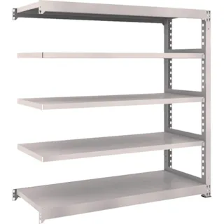 【CAINZ-DASH】トラスコ中山 スチールラック M3型中量棚 1500×571×H1500 5段 連結 M3-5565B【別送品】