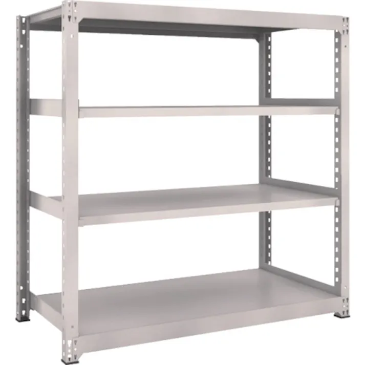 【CAINZ-DASH】トラスコ中山 スチールラック M3型中量棚 1500×721×H1500 4段 単体 M3-5574【別送品】