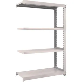 【CAINZ-DASH】トラスコ中山 スチールラック M3型中量棚 1200×471×H1800 4段 連結 M3-6454B【別送品】