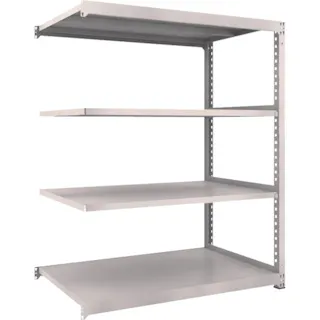 【CAINZ-DASH】トラスコ中山 スチールラック M3型中量棚 1500×921×H1800 4段 連結 M3-6594B【別送品】