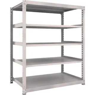 【CAINZ-DASH】トラスコ中山 スチールラック M3型中量棚 1500×921×H1800 5段 単体 M3-6595【別送品】